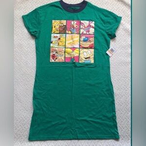 Nickelodeon love tribe character pajama sleep shirt gown